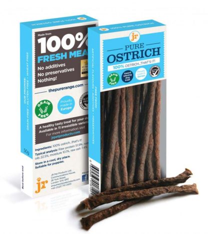 Pure Ostrich Meat Sticks Dog Treats