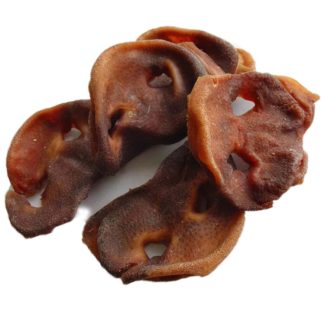 Brown Pig Snout Dog Treats