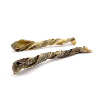 Fish Skin Twirl Dog Treats