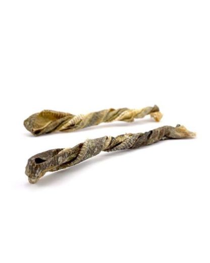 Fish Skin Twirl Dog Treats