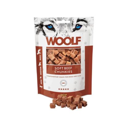 Woolf Dog Snack - Soft Beef Chunkies