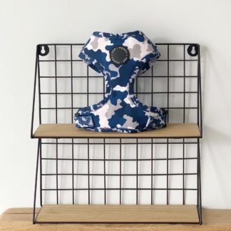 Blue Camo harness Extra Small