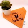 Little Monster Halloween Bandana - Medium