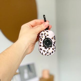 Stone Leopard Poop Bag Holder