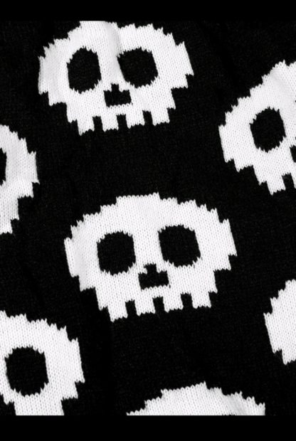 EXTRA SMALL Halloween Skull Jumper - Image 6