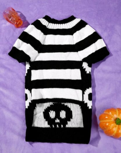 EXTRA SMALL Halloween Skull Jumper - Image 4
