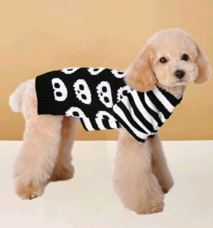 EXTRA SMALL Halloween Skull Jumper - Image 3