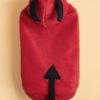 MEDIUM Halloween red devil pet costume
