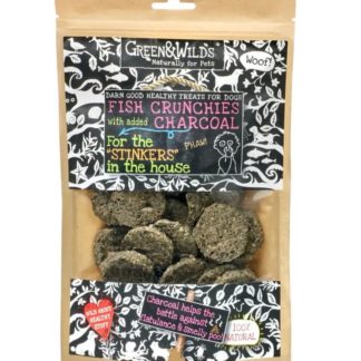 Fish Crunchies with Charcoal