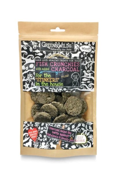 Fish Crunchies with Charcoal