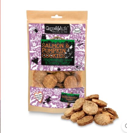 Salmon & Pumpkin Cookies 150gram - Image 2